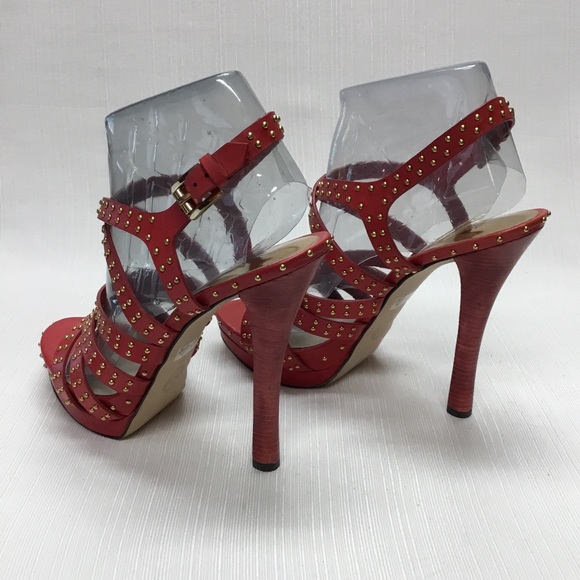 Michael Kors Exciting Red Heels - Picture 8 of 9